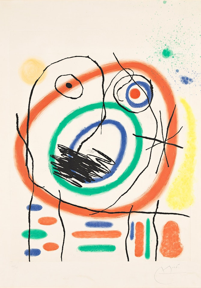 Le Prophète Encerclé by Joan Miró