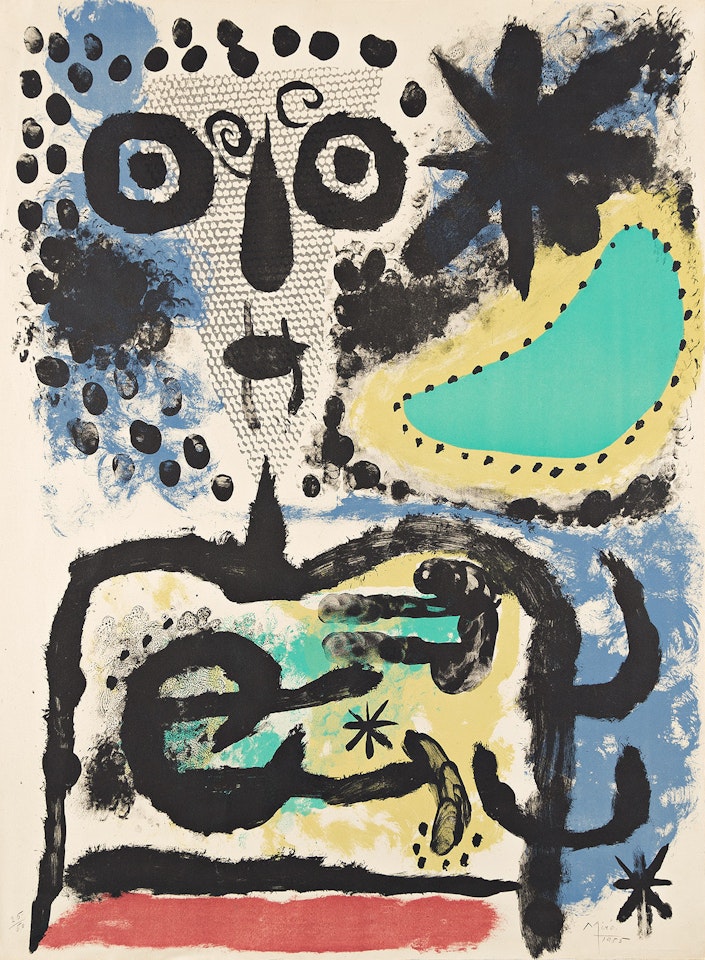 Personnage Nuageux by Joan Miró