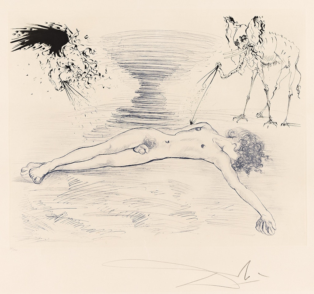 Hypnos by Salvador Dali
