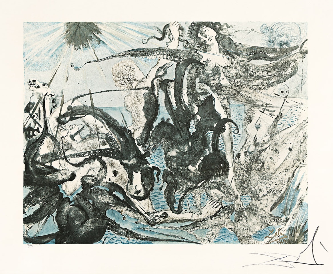 Triumph of the Sea by Salvador Dali