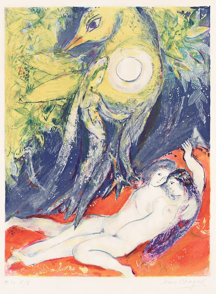 Then said the King in himself by Marc Chagall