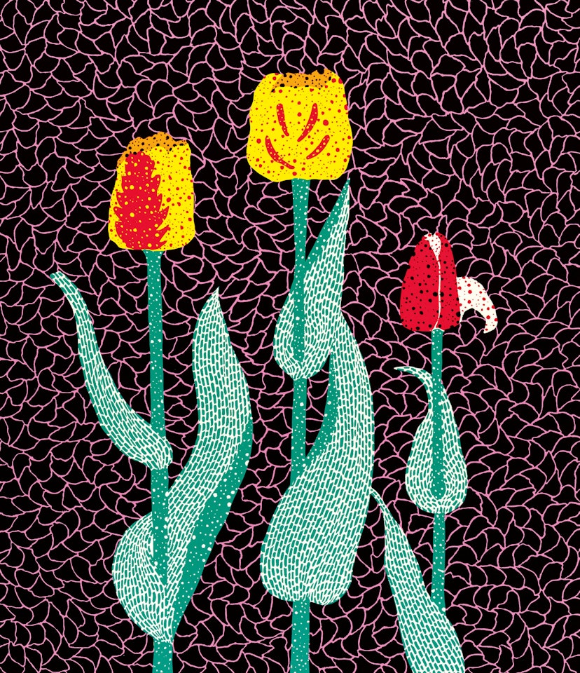 Tulips by Yayoi Kusama