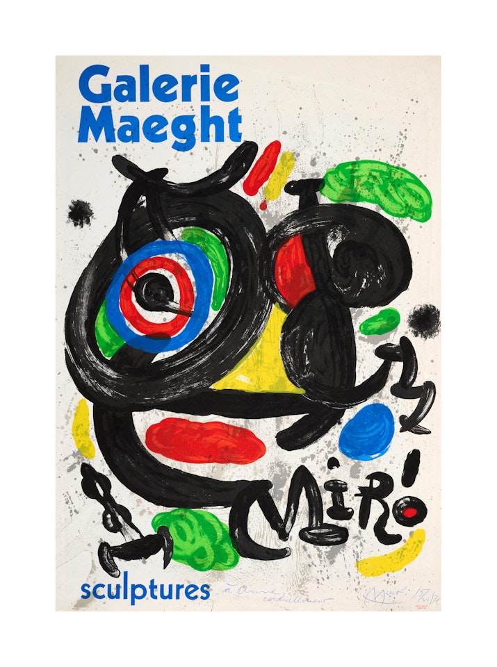 Affiches pour l'exposition "sculptures" by Joan Miró