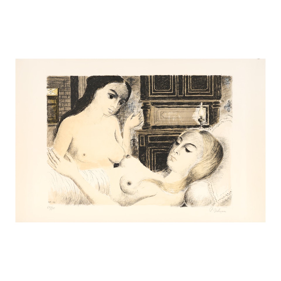 Le sommeil by Paul Delvaux