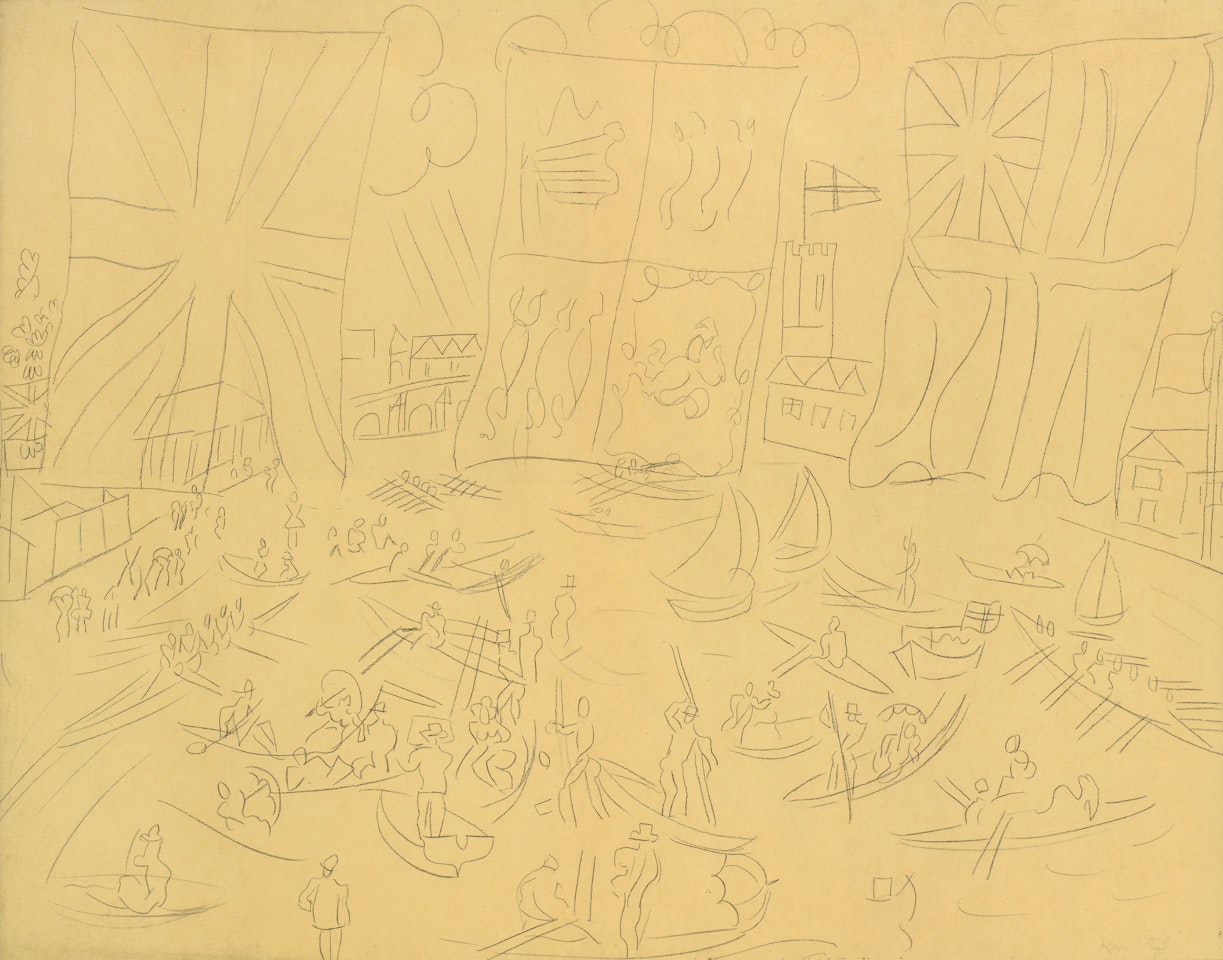 Régates à Henley by Raoul Dufy