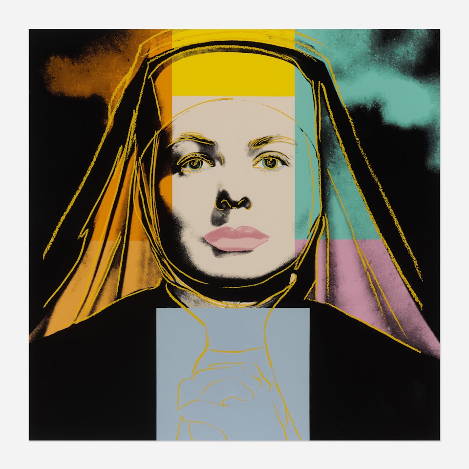 The Nun (from the Ingrid Bergman portfolio) by Andy Warhol