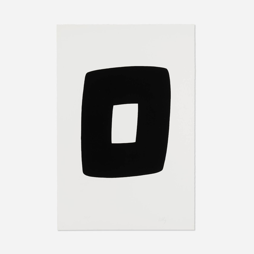 Black with White by Ellsworth Kelly