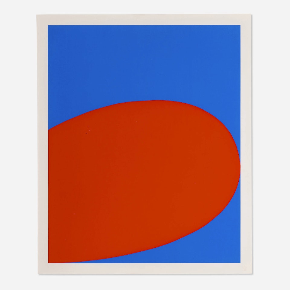 Red Blue (from the Ten Works x Ten Painters portfolio) by Ellsworth Kelly