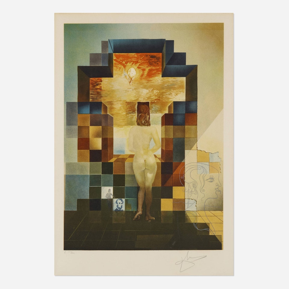 Lincoln in Dalívision by Salvador Dali