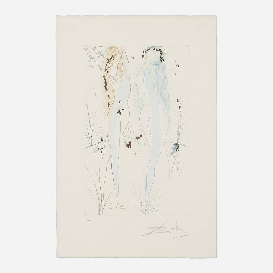 Return, O Shulamite (from the Song of Songs portfolio) by Salvador Dali
