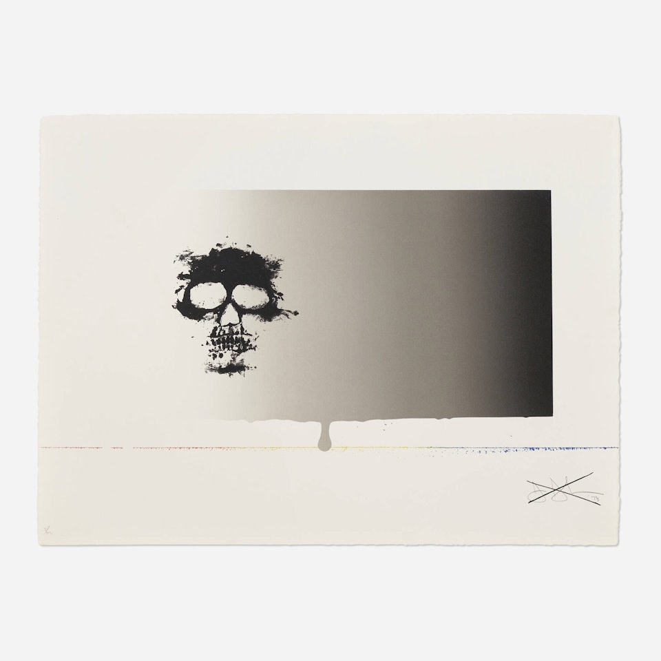 Untitled (Skull) (from the Reality & Paradoxes portfolio) by Jasper Johns