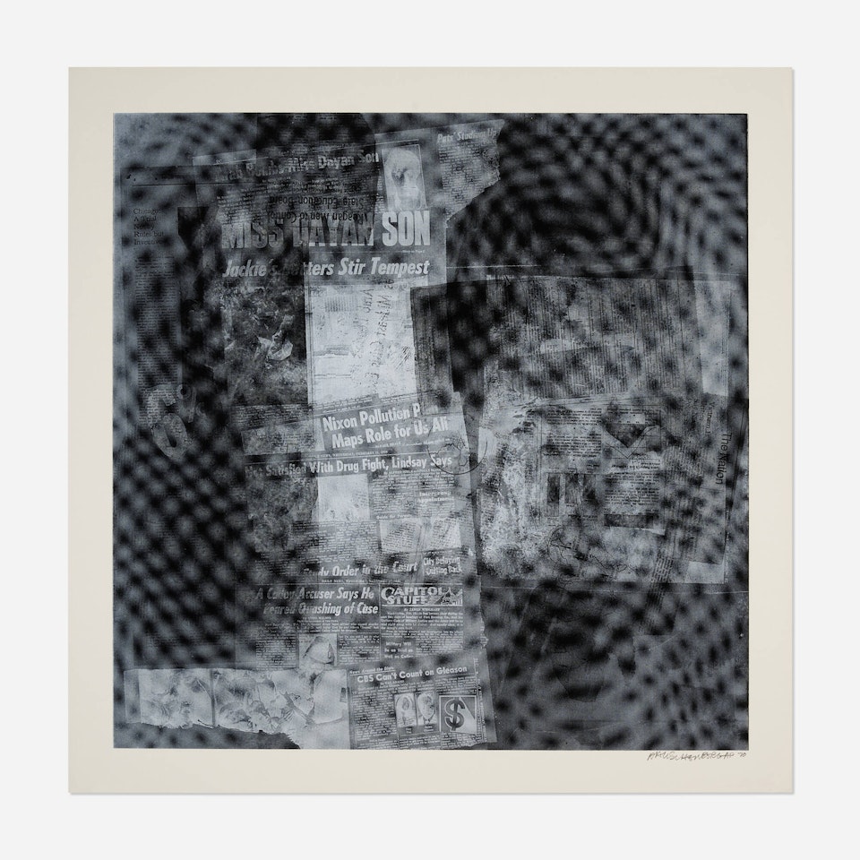 Surface Series 17 (from the Currents series) by Robert Rauschenberg