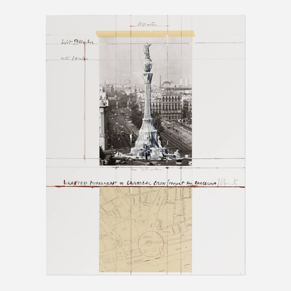 Untitled (from the Columbus: In Search of a New Tomorrow portfolio) by Christo