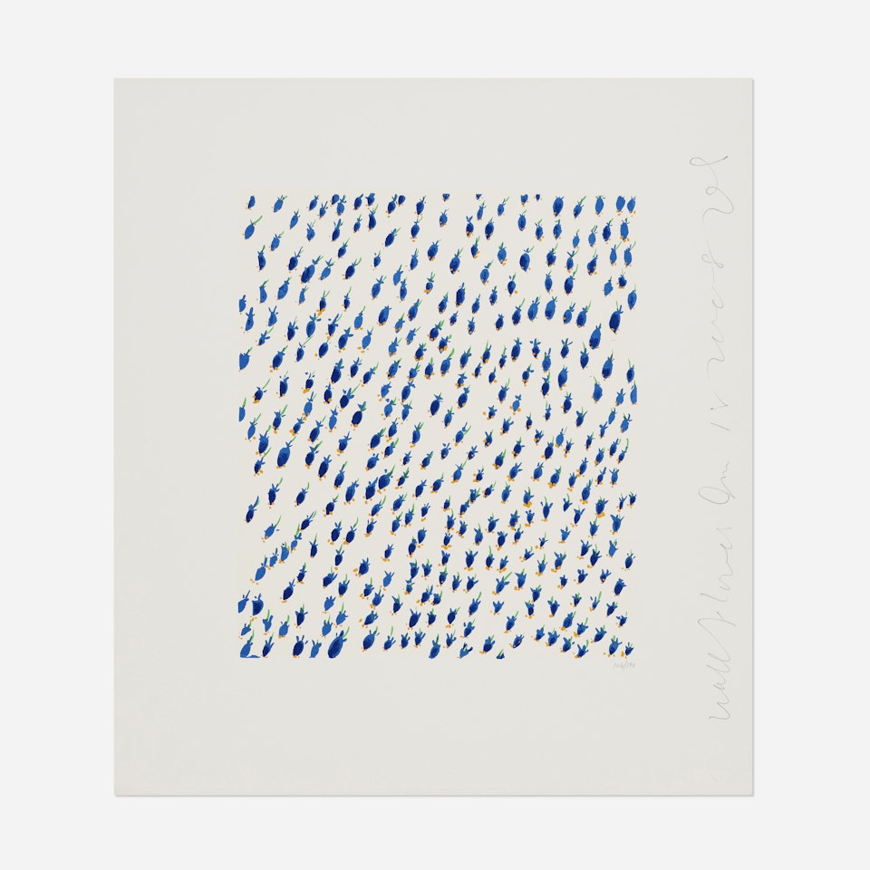 Wallflower 12 (from the Wallflowers series) by Donald Sultan