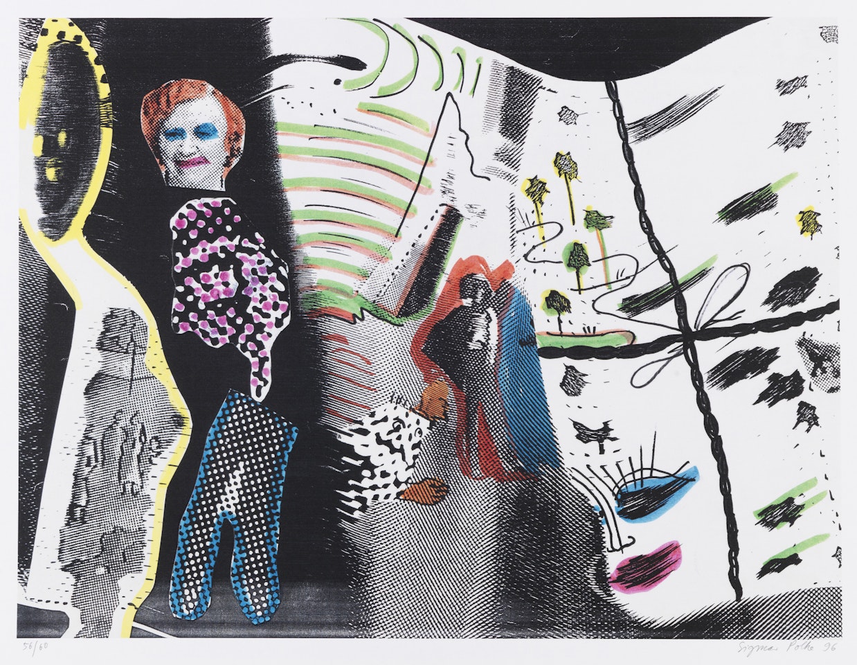 S. schmeckt Pfirsich von H by Sigmar Polke