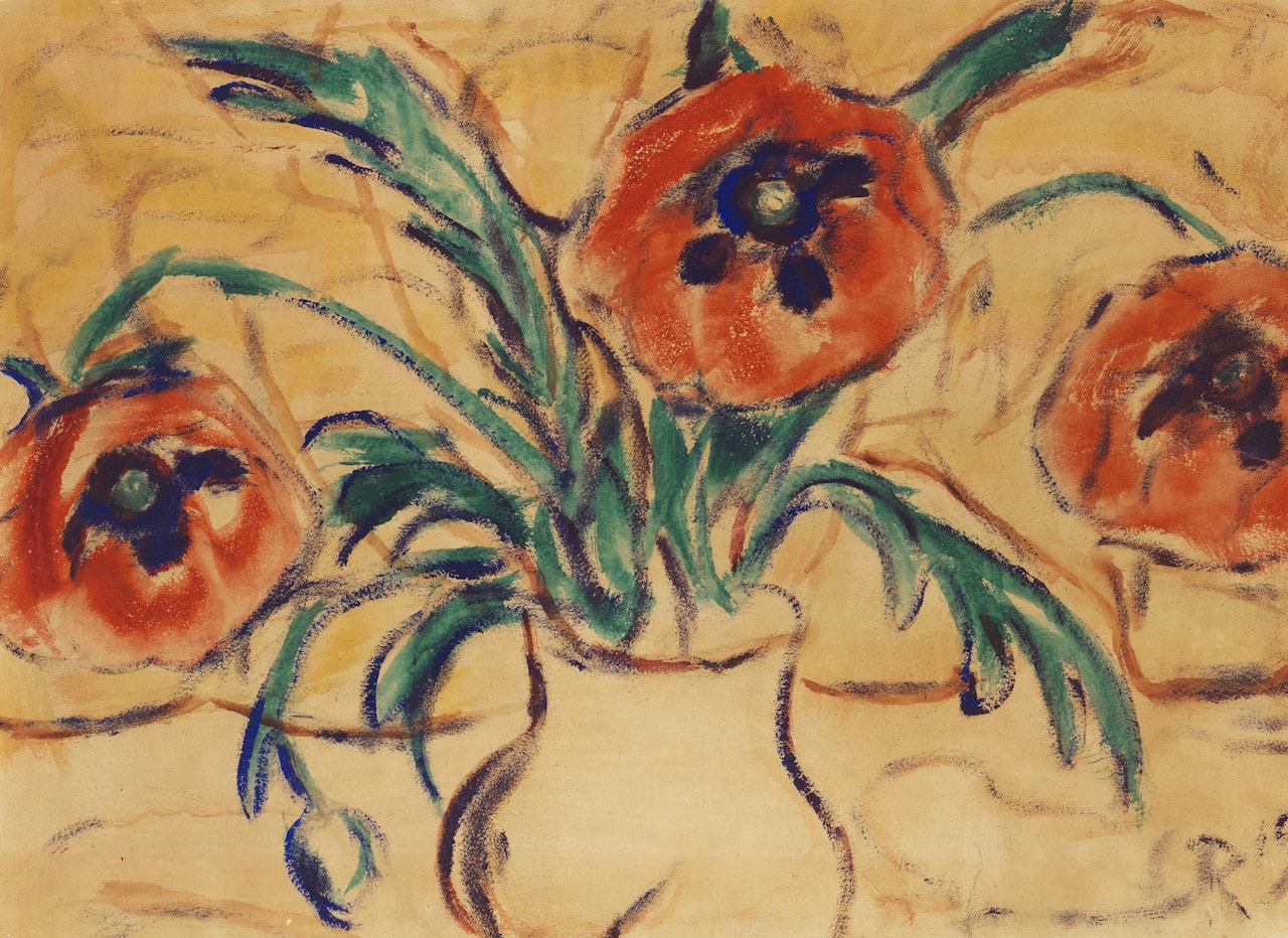 Klatschmohn by Christian Rohlfs