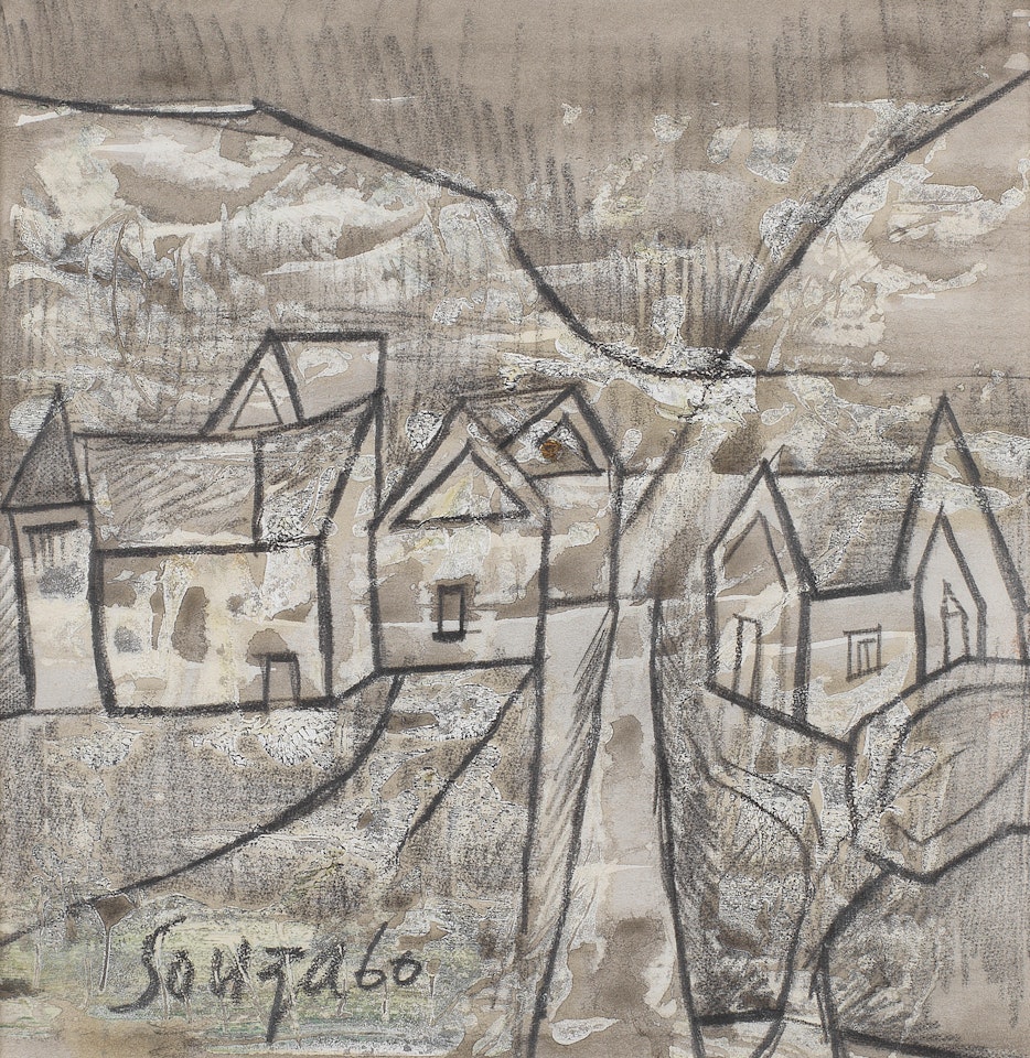 Untitled (Landscape) by Francis Newton Souza