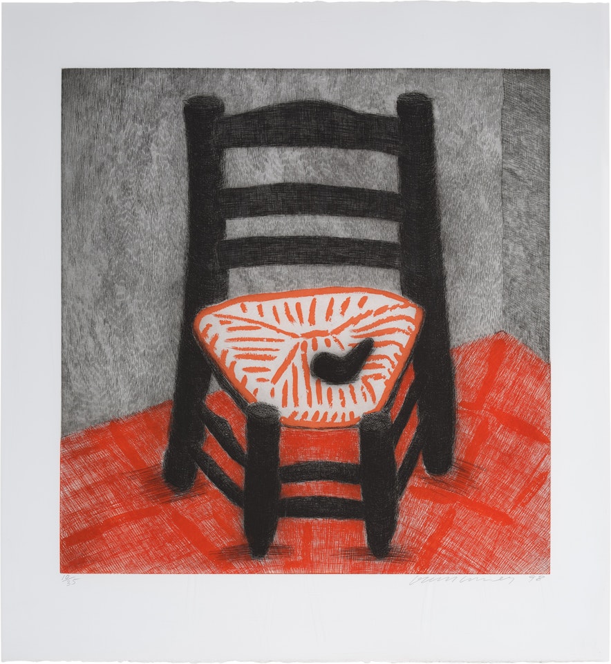 Van Gogh Chair (Black) by David Hockney