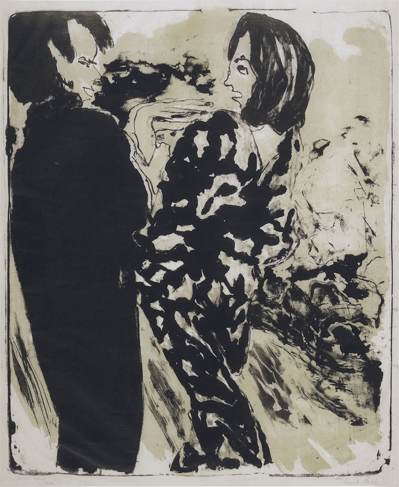 Junges Paar (Schiefler/Mosel L 52) by Emil Nolde