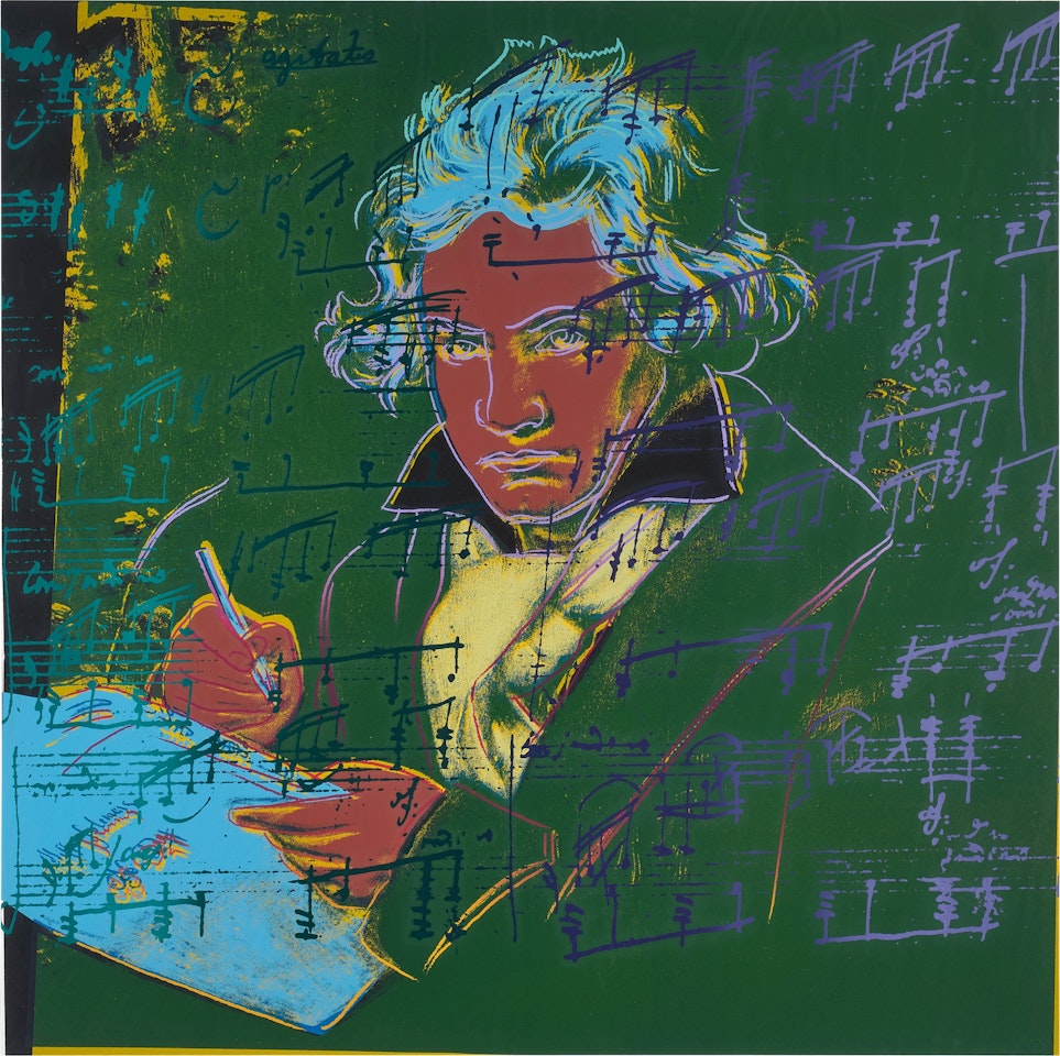 Beethoven (see F. & S. IIB.390-393) by Andy Warhol