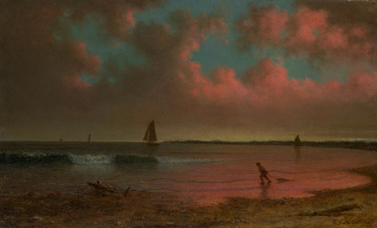 Coastal Scene  by Martin Johnson Heade