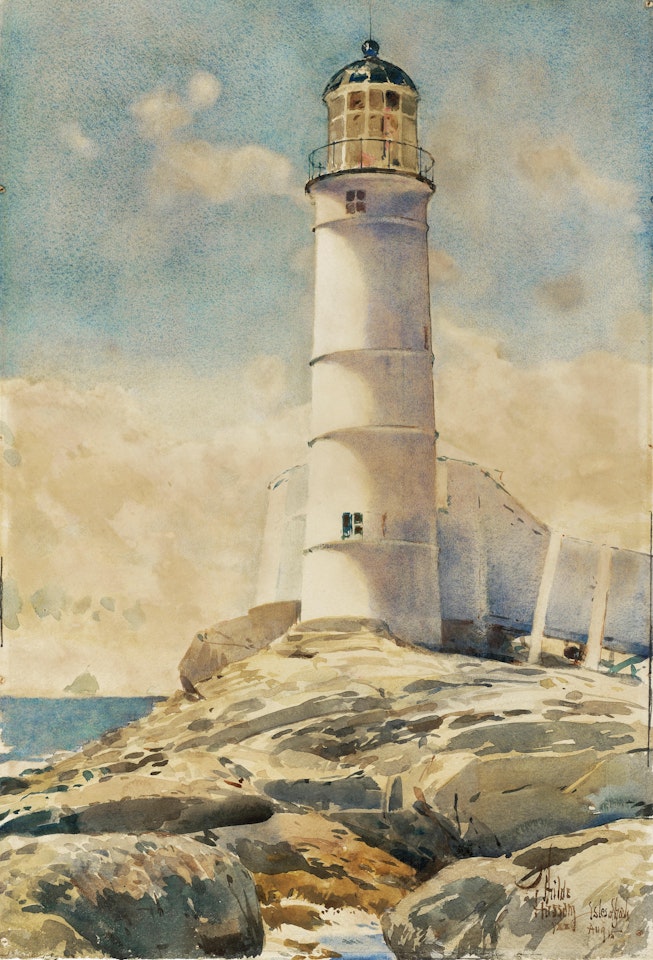 White Island Light, Isles of Shoals by Childe Hassam