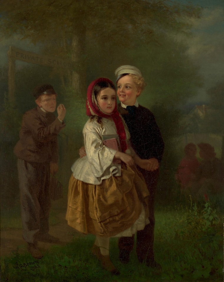 Two's Company, but Three is Not!  by John George Brown