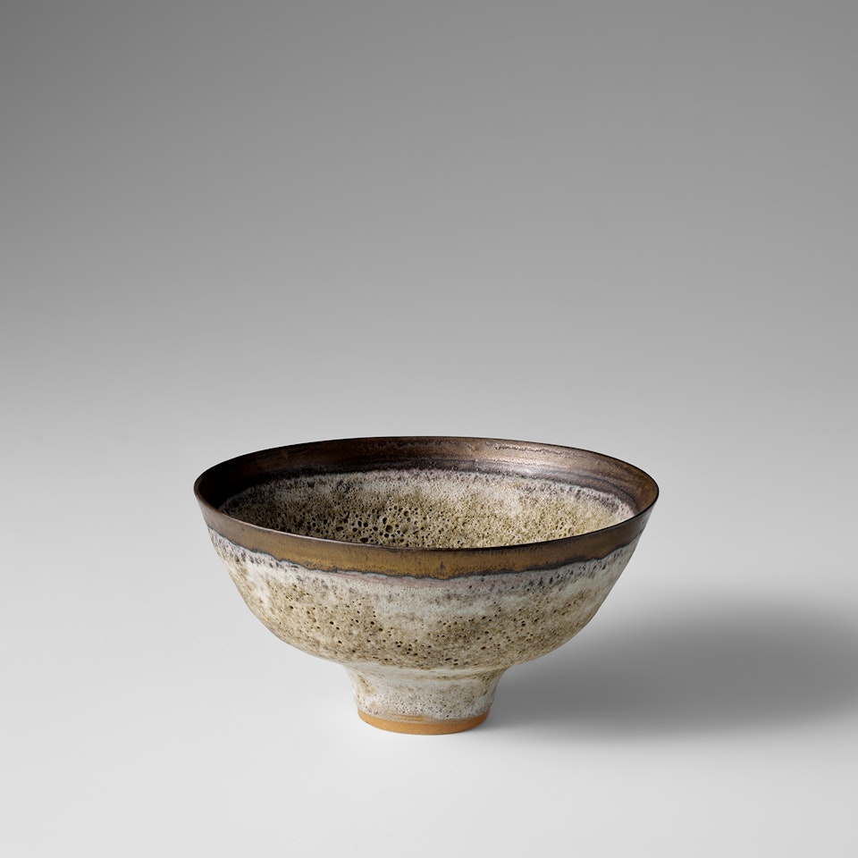 Footed bowl by Lucie Rie