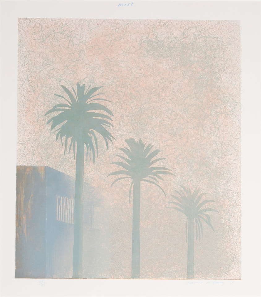 Mist, from The Weather Series (S.A.C. 138; M.C.A.T. 129) by David Hockney