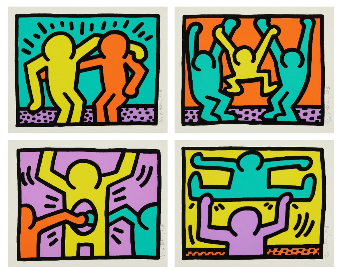 Pop Shop I (L. pp. 82-83) by Keith Haring