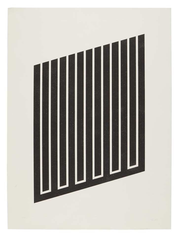 Untitled: one plate (Schellmann 100) by Donald Judd