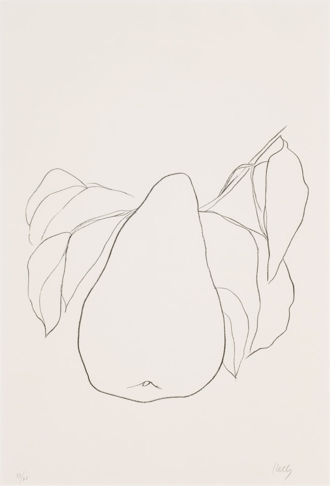 Pear III (Poire III), from Suite of Plant Lithographs (A. 47) by Ellsworth Kelly