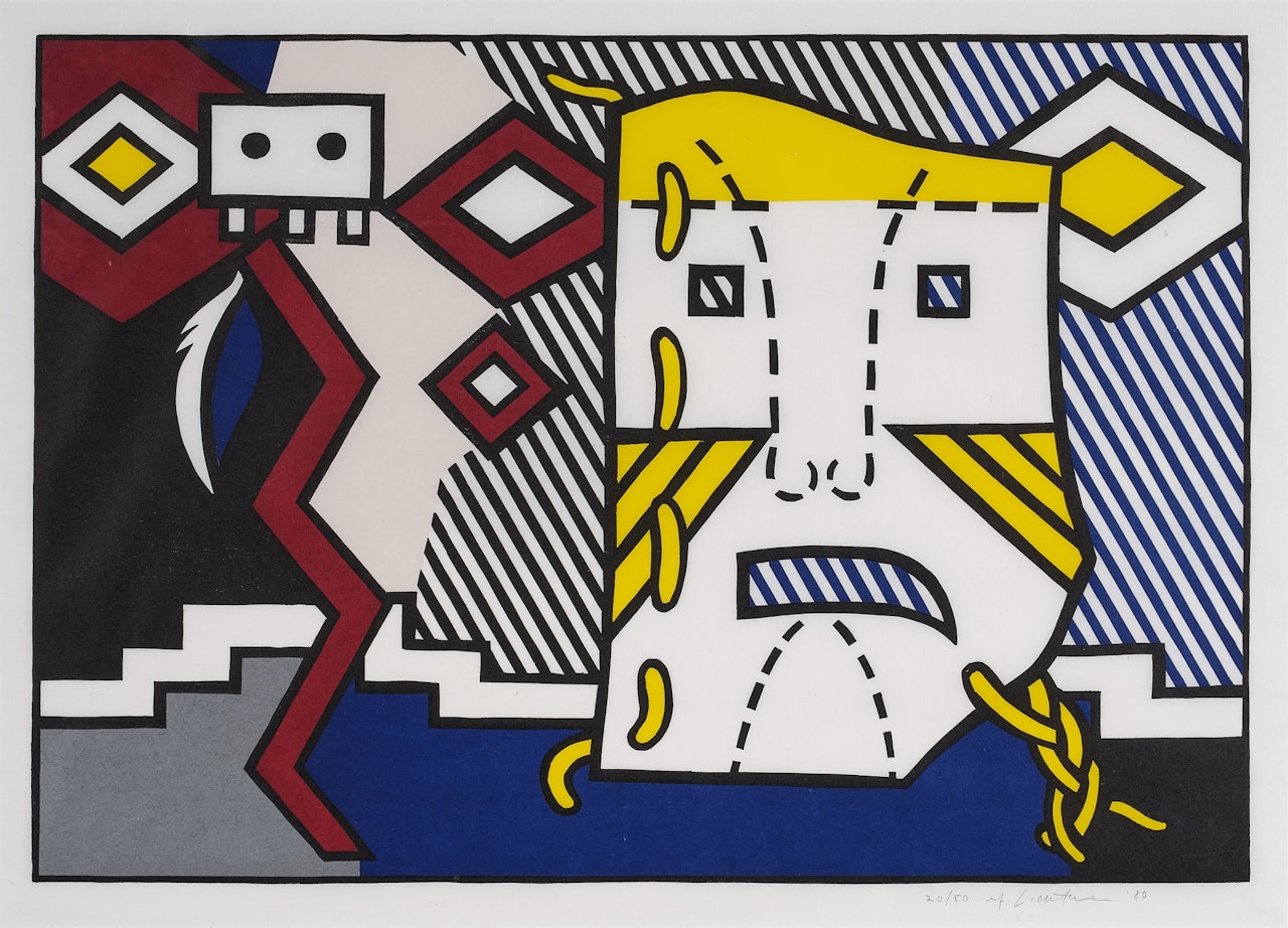 American Indian Theme V (C. 164) by Roy Lichtenstein