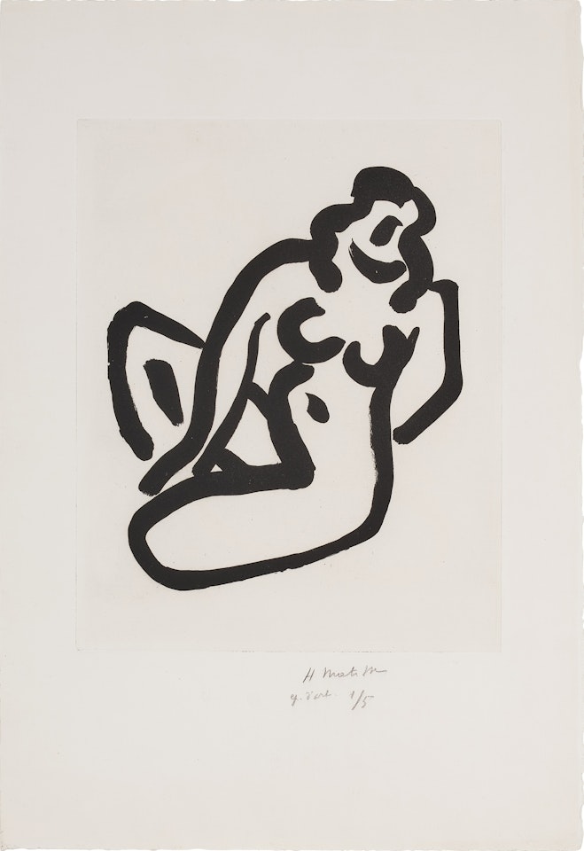 Nu accroupi I (D. 781) by Henri Matisse