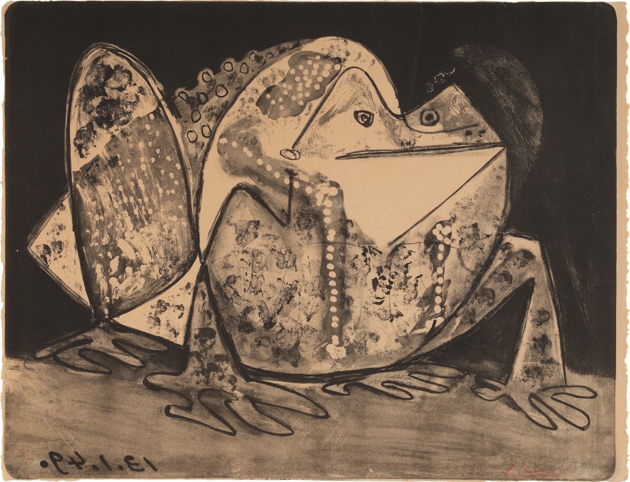 Le Crapaud (B. 585; M. 144) by Pablo Picasso