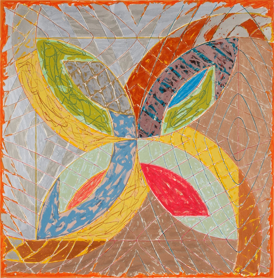 Polar Co-ordinates III, from Polar Co-ordinates for Ronnie Peterson (A. 121) by Frank Stella