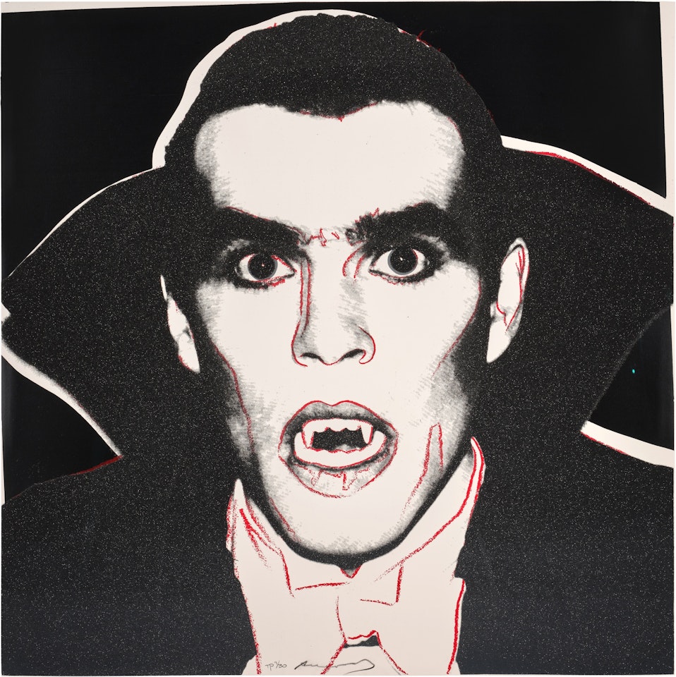 Dracula, from Myths (F. & S. IIB.264) by Andy Warhol