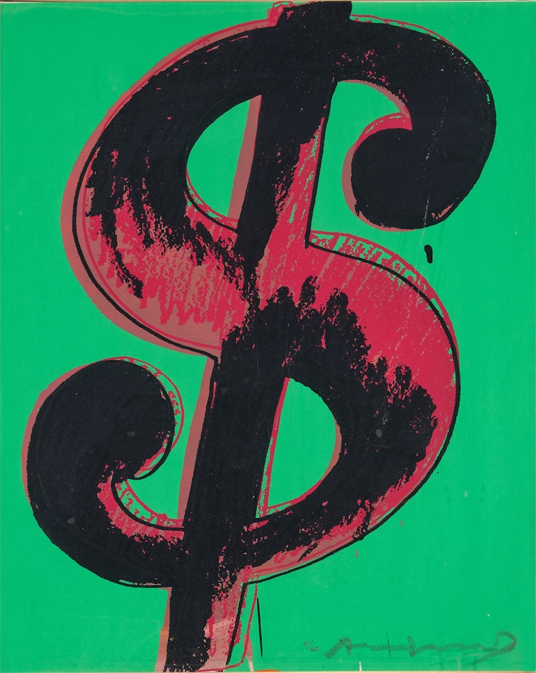 $ (1) (see F. & S. II.279) by Andy Warhol