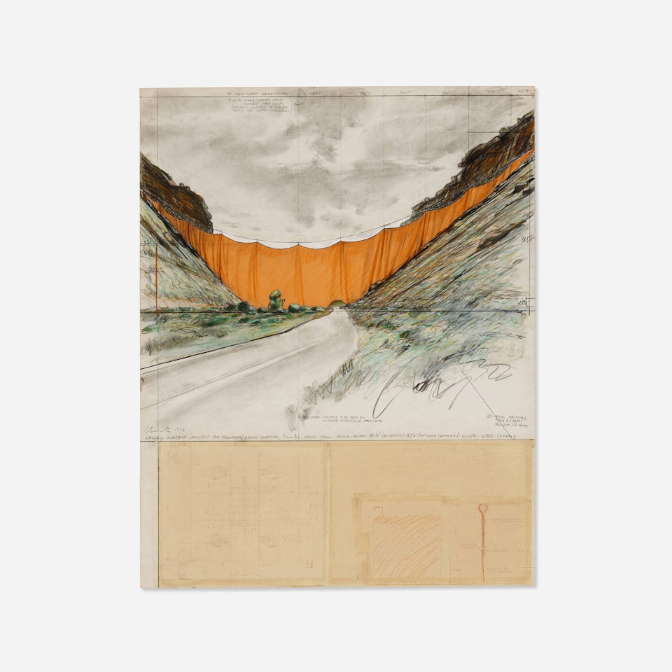 Valley Curtain (Project for Colorado) by Christo