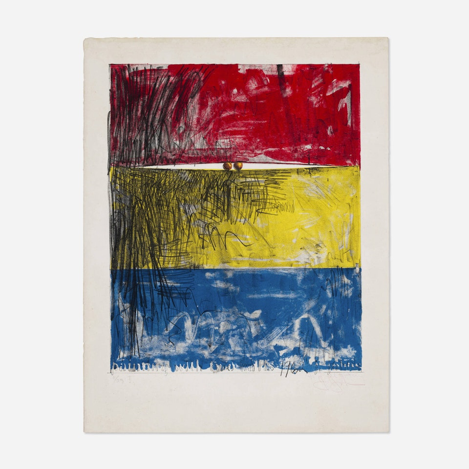 Painting with Two Balls I by Jasper Johns