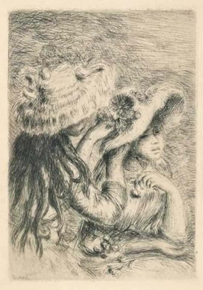 "Le chapeau épingle" by Pierre-Auguste Renoir