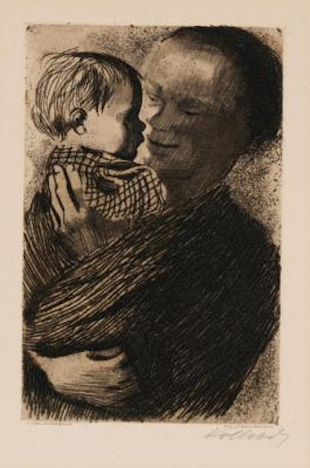 "Mutter mit Kind auf dem Arm (II. Fassung) " by Kathe Kollwitz