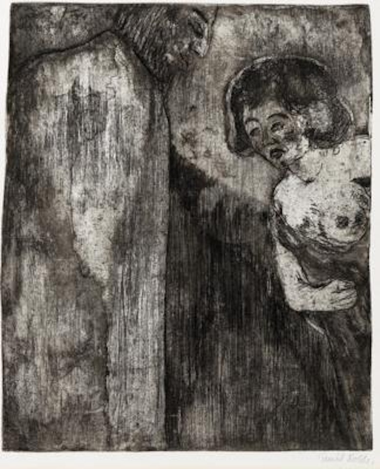 “Christus und die Sünderin” [Christ and the Sinner] by Emil Nolde