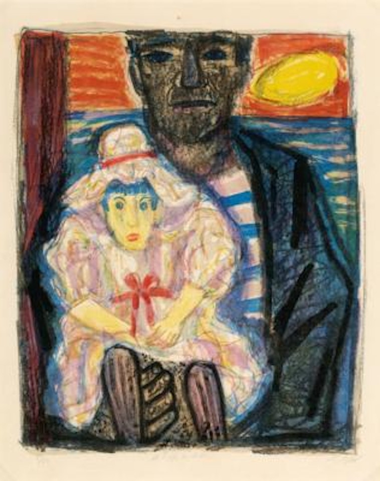 “Der Fischer und das Kind” [The Fisherman and the Child] by Otto Dix