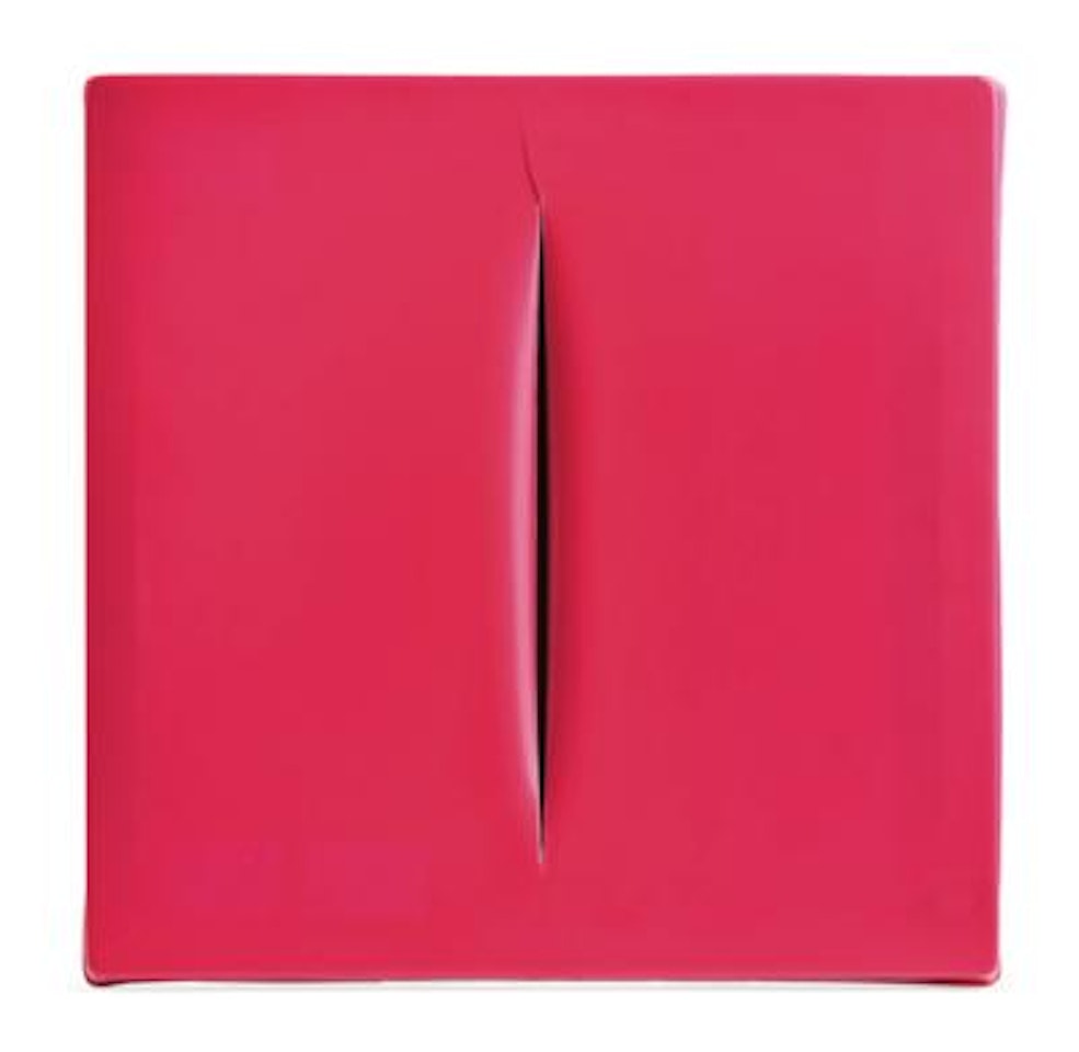 "Concetto Spaziale" by Lucio Fontana