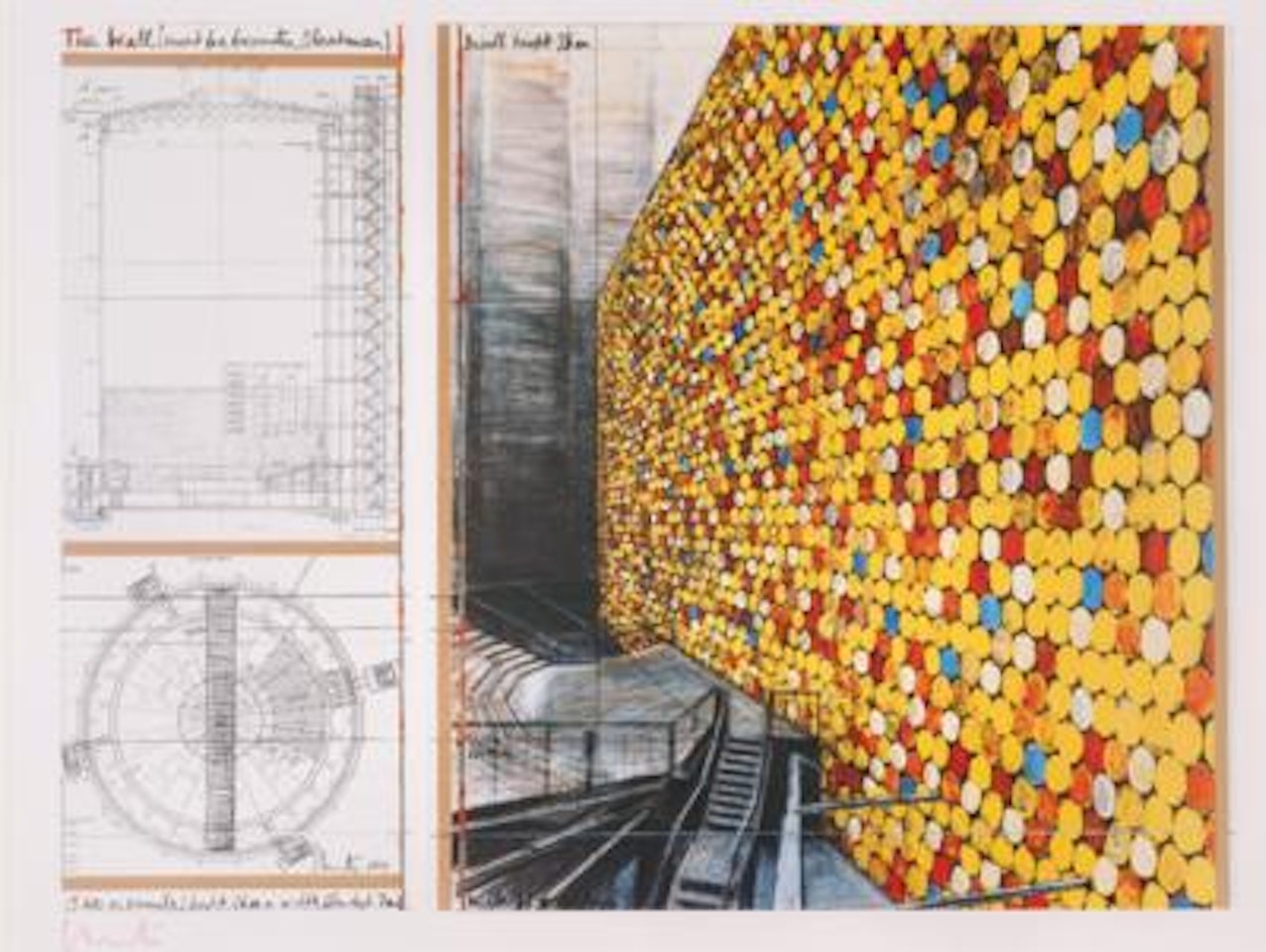 "The Wall (Project for Gasometer by Christo