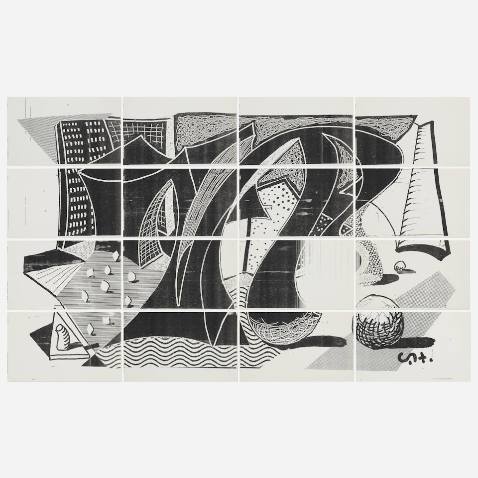 Hotel by the Sea, July 6, 1989 by David Hockney