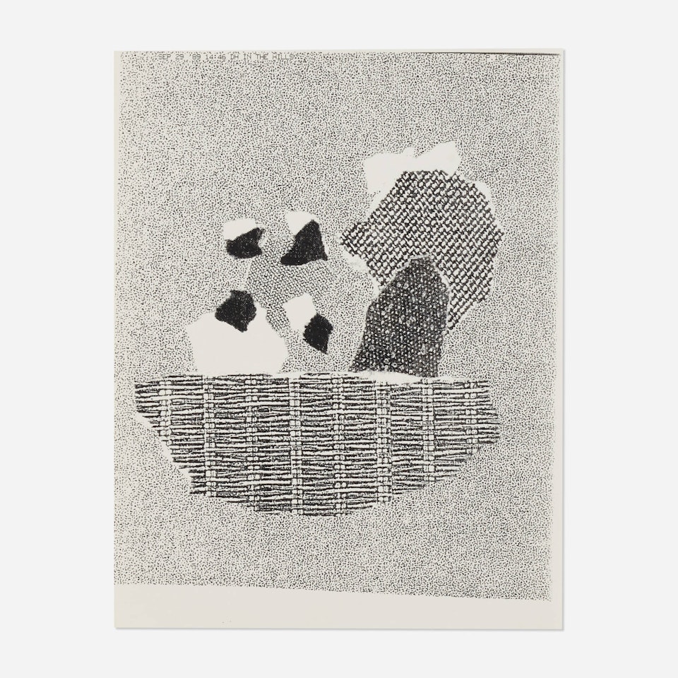 Fruit in a Basket by David Hockney