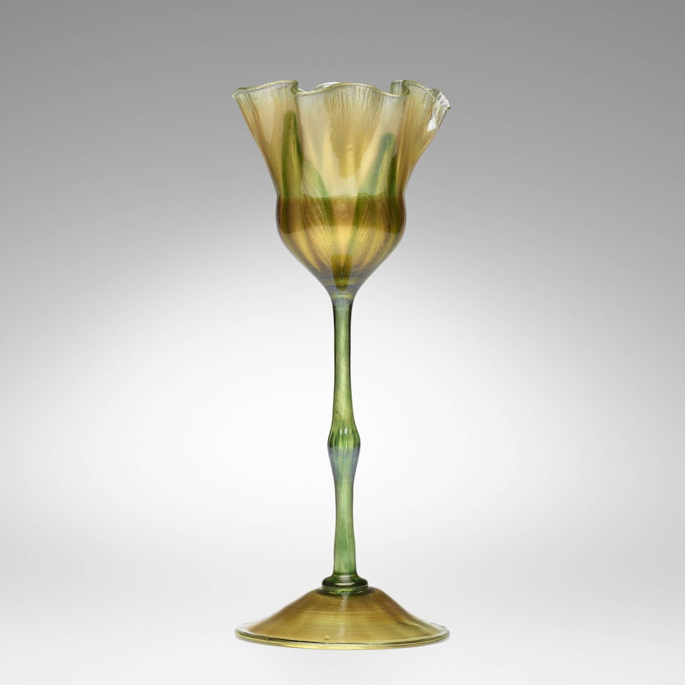 Floriform vase by Tiffany Studios