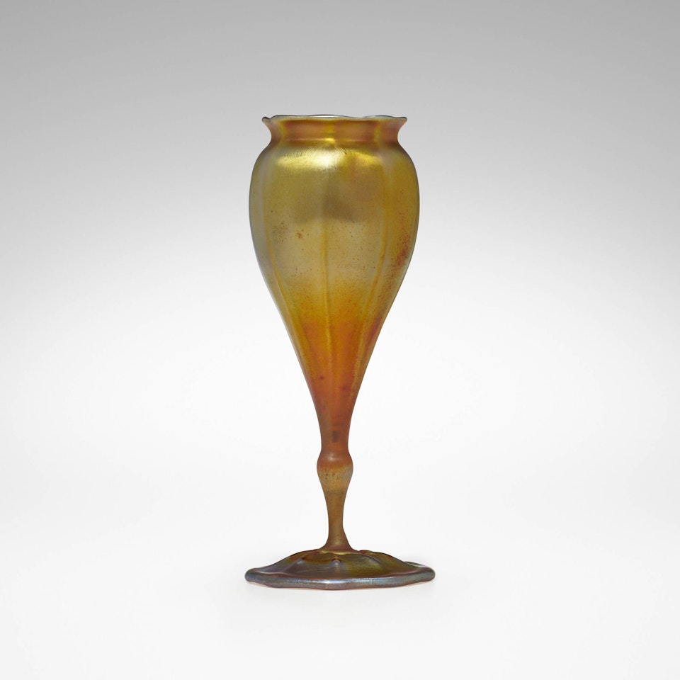 Floriform vase by Tiffany Studios